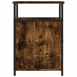 Decoshop26 Lot de 2 tables de chevet - Chêne pas cher
