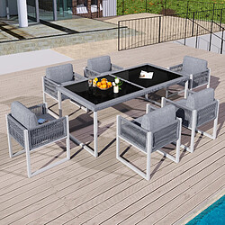 Ensemble table & chaises OKWISH