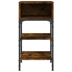 Avis Decoshop26 Lot de 2 chevets étagère - Chêne