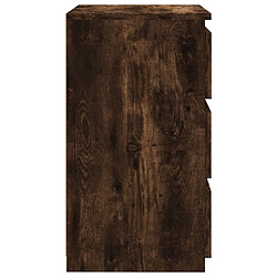 Avis Decoshop26 Table de chevet 3 tiroirs - Chêne