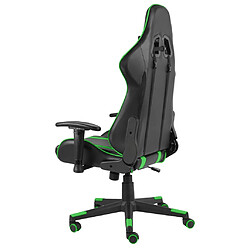 Acheter Decoshop26 Chaise gamer - Vert et noir
