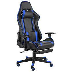 Decoshop26 Siège gamer - Bleu