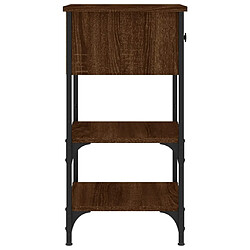 Decoshop26 Lot de 2 tables de chevet - Chêne pas cher