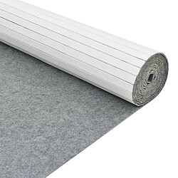 Decoshop26 Paravent séparateur de pièce cloison 165 x 400 cm bambou blanc DEC031140 pas cher