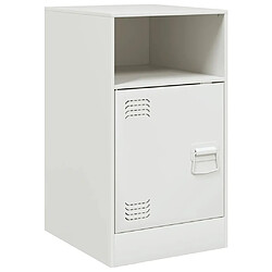 Acheter Decoshop26 Lot de 2 chevets porte - Blanc