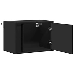 Acheter Decoshop26 lot de 2 chevets muraux - Noir