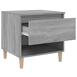 Acheter Decoshop26 lot de 2 chevets muraux à tiroir - Gris