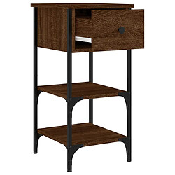 Avis Decoshop26 Lot de 2 tables de chevet - Chêne