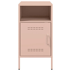 Avis Decoshop26 lot de 2 tables de chevet - Rose