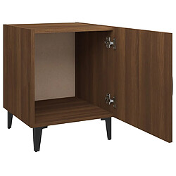 Decoshop26 lot de 2 tables de chevet - Chêne pas cher