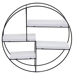 Avis Decoshop26 Étagère murale 4 niveaux - Blanc