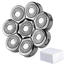 General Tête de rasoir électrique remplaçable et tondeuse de nez tête de tondeuse à cheveux de rechange 3D 4D 5D 6D 7D 8D 9D coupe flottante tête de barbe~0005