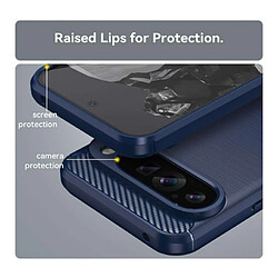 Avis Htdmobiles Coque pour Google Pixel 10 Pro XL - housse etui silicone gel carbone + verre trempe - BLEU FONCE