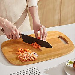 Cheffinger Ensemble de 3 Planches à Découper en Bambou Ultra Durable Écologiques Marron clair