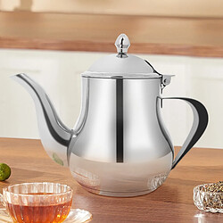 Cocktail Signature Signature Théière en Acier Inox Capacité 0,5L avec Bec Verseur et Couvercle Argent