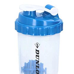 Dunlop Bouteille de Sport 550 ml Shaker avec Fermeture Bleu