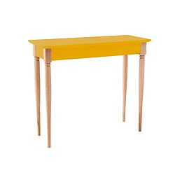 Ragaba Bureau d'appoint avec tiroir - Jaune