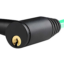 Avis Dunlop Câble Antivol pour Vélo Serrure à Clé Sécurité Optimal Vert / Noir