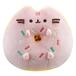 Pusheen Peluche Ronde en Forme de Donut 14cm Kawaii en Polyester Rose
