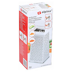 Acheter Alpina Râpe Légumes en Acier Inoxydable avec Poignée Résistant Blanc / Gris