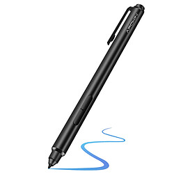 Apokin Stylet Tactile Microsoft Surface Slim à Clip Pointe Fine 1mm Haute Précision Noir