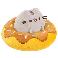 Pusheen Peluche Mascote dans Donut au chocolat Ultra Douce Marron