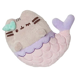 Pusheen Peluche Sirène 12cm avec Coquillage Turquoise Kawaii en Polyester Multicolore
