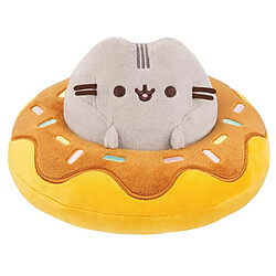 Pusheen Peluche Mascote dans Donut au chocolat Ultra Douce Marron