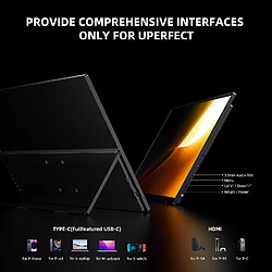 Uperfect Monitor 23.8" 4K Écran portable