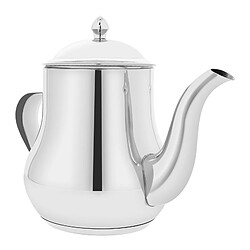 Cocktail Signature Signature Théière en Acier Inox Capacité 1,4L avec Bec Verseur et Couvercle Argent