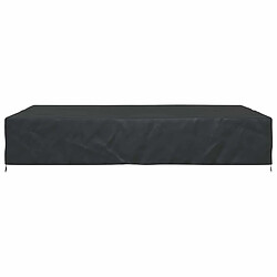 vidaXL Housse pour meubles Uni Noir 350 x 260 x 90 cm 420D pas cher