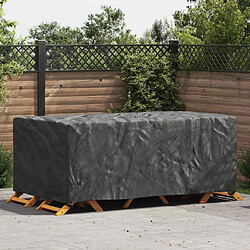 vidaXL Housse pour mobilier d'extérieur Noir 240 x 140 x 90 cm 420D