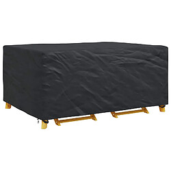 Avis vidaXL Housse pour meubles Uni Noir 240 x 160 x 100 cm 420D