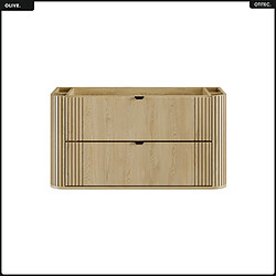 Otitec Meuble sous vasque suspendu - Chêne