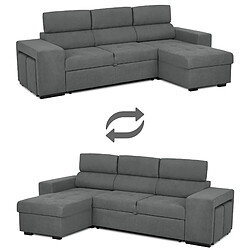 Acheter Budwing Canapé-lit John - Gris foncé