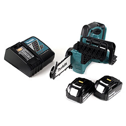 Makita DUC 122 RM2 18 V Li-Ion Tronçonneuse d'élagage sans fil +2x Batteries BL1840 4,0 Ah + Chargeur DC18RC