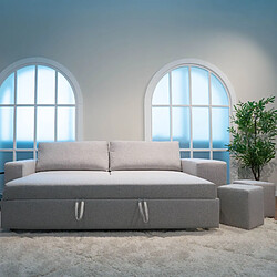 Budwing Canapé-lit Avery - Gris pas cher