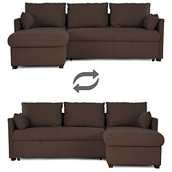 Acheter Budwing Canapé-lit Orlando 3 places - Marron
