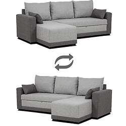Acheter Budwing Canapé d'angle convertible - Gris clair