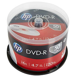 DVD-R HP 4,7 GB 16x 50 Pièces (4 Unités)