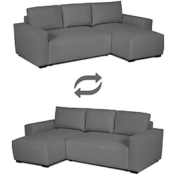 Acheter Budwing Canapé d'angle convertible Jade - Gris