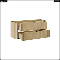 Otitec Meuble sous vasque - Chêne