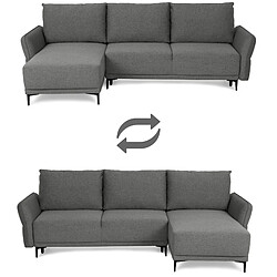 Avis Budwing Canapé-lit droit 4 places - Gris