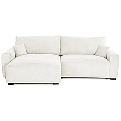 BUDWING Canapé d'Angle LAUREN Beige