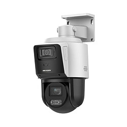 Caméra de Sécurité IP Hikvision PT TandemVu PTZ PoE+ 4MP+4MP 2.8mm Extérieur IP66 - DS-2SE3C404MWG-E/14(2.8mm)