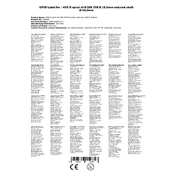 Avis Klasebo Foret métal HSS spiralé - 16 mm