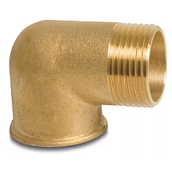 Klasebo Coude Laiton 90 Degrés 1 1/2" IG/AG - Raccord Fileté Durable