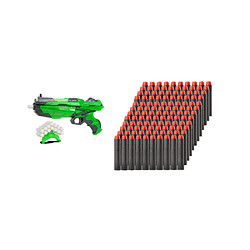 World Tech Toys Pistolet Flèchettes en mousse Phosphorescent avec chargeur et 80 flèches