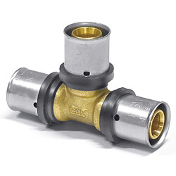 boni-shop Té à Sertir Multicouche 20mm, Raccord Multikontur, Eau Potable et Chauffage 