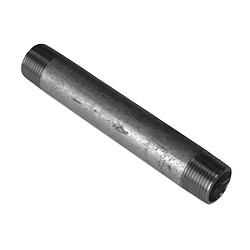 Klasebo Mamelon Fileté Galvanisé 1 1/2 Pouce, Raccord Plomberie 200 mm